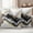 Black Gold, variant on Turquoise Marble Outdoor Waterproof Pillow Covers, Luxury Modern Abstract Texture Art Decorative Square Throw Pillowcase Sofa Cushion Sham for Patio/Couch/Chair, 16"x16" 2 Pack