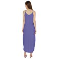 thumbnail image 4 of Inkmeso Robe d'Été Unie Aguichant pour Femmes à Bretelles Spaghetti Décontractée de Plage et de Villégiature Robe Maxi, 4 of 7