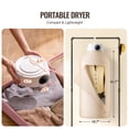 thumbnail image 5 of KFFKFF Compact Garment Dryer, Includes Drying Bag, PTC Heat Technology & LED Screen, Collapsible Small Dryer with 5-Hour Timer, Ideal for Small Spaces, RVs, Dorms, 600W, Beige, 5 of 9