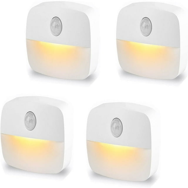Paquete de luz nocturna con sensor de movimiento interior 3A con pilas para armario escalera pasillo cocina dormitorio JM
