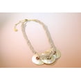 thumbnail image 4 of Intertwined Mother of Pearl Trio Statement with Coco Beaded Necklace, 4 of 7