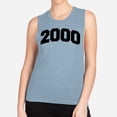 thumbnail image 2 of 2000 College Style Women's Muscle Tank Medium Stonewash Denim, 2 of 5