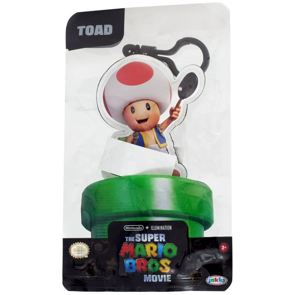 Super Mario Bros. The Movie Toad Plush Hanger