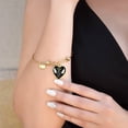thumbnail image 5 of Daddy's Girl Mommy's World Little Daughter Gift Expandable Charm Bracelet Adjustable - Heart Bangle Bracelet (Personalized Engraving Option), 5 of 5