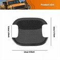 thumbnail image 2 of ALLTIMES 5PCS Door Handle Bowl Protector Cover for Ford for Bronco OFF-ROAD 2021-2022, for Front Rear Left Driver Right Passenger Side Tailgate, Carbon Fiber Look, 2 of 10