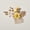 Yellow, variant on Namzi Bridal Flower Wedding Hair Pins Crystal Pearl Hair Combs Clips Headpiece Gold Wedding Hair Accessories Jewelry with Rhinestone for Brides Bridesmaids Women Girls (Blue)