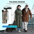thumbnail image 2 of SupreGear Folding Cane for Men & Women, Lightweight Adjustable Walking Stick with T-Handle & Wrist Strap, 2 of 6