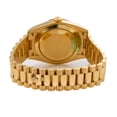 thumbnail image 5 of Pre-Owned Rolex Day-Date 40MM 228238 Black Baguette Diamond Dial Fluted Bezel 18K Yellow Gold President Bracelet, 5 of 9