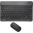 thumbnail image 1 of Kit Mini Teclado y Mouse Inalámbrico Bluetooth Celular Tablet PC Negro, 1 of 2
