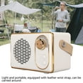 thumbnail image 4 of Retro  5.0 Speaker Vintage Mini  Speaker Memory Card AUX USB Rechargeable MP3 Player for Camping Party Gift, 4 of 7