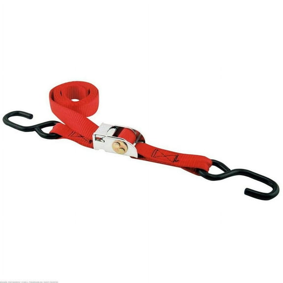 1" x 6' Security Lock Tie-Down 1200 lb Tie Down Red