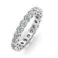 thumbnail image 2 of 2.00 Carat TW Natural Diamond Eternity Band in 14k White Gold (G-H, I2-I3), 2 of 4