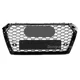 thumbnail image 2 of Rejilla de parachoques delantero para Audi RS4 para A4/S4 B9 2017 2018 2019 (reequipamiento para estilo RS4) Accesorios para coche herramientas, 2 of 5