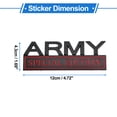 thumbnail image 3 of Calcomanía de Parachoques Edición Especial del Ejército Única de Bargains, Metal Impermeable Negro Rojo para Motocicleta, Ventanas, Laptops, Maletas, Sticker para Bloquear Rasguños 12x4.3cm, 3 of 6