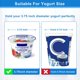 thumbnail image 3 of Organizador de yogur para frigorífico, soporte deslizante para frigorífico, 3 of 4