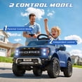 thumbnail image 5 of Conchico 12V Licensed Ford F150 Raptor Powered Ride-On Cars Toys with Remote & Durable Wheels for Kids, Blue, 5 of 6