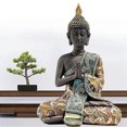 thumbnail image 2 of Buddha Statue Thailand Sculpture Resin Handmade Buddhism Hindu Feng Shui Figurine Meditation Home, 2 of 5