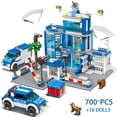 thumbnail image 5 of City SWAT Police Station Model Set, Prison Car Policeman Figures Building Blocks, DIY Toys, 5 of 5