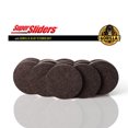 thumbnail image 1 of Super Sliders Super Sliders x Gorilla Glue 2 3/4" Round Felt Pads for Hardwood, Brown (16 Pack), 1 of 9