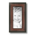 thumbnail image 2 of ArtToFrames 4x9" Honors Mahogany with Black Picture Frame, Brown Wood Poster Frame, with Regular Glass and 2 (FBPL-5154), 2 of 7