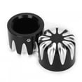 thumbnail image 4 of Fyydes 2pcs Motorcycle Front Axle Cap Black CNC Cut Aluminum Alloy Nut Cover Fit For Tri Glide,Front Axle Cap,Motorcycle Accessory, 4 of 8