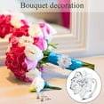thumbnail image 4 of 6Pcs Napkin Ring Set Flower Napkin Ring Buckle Durable Hollow Out Flower Napkin Ring Metal Napkin Rings Holder Floral Rhinestone Napkin Ring Holder for Wedding Party Table Decor, 4 of 11