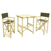 Phat Tommy Tall Foldable 3 Piece Patio Bistro Set