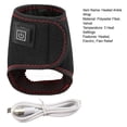 thumbnail image 7 of sunsanly Heated Ankle Wrap for Arthritis Pain Relief USB Ankle Heating Pad Auto Shut Off Warm Therapy Foot Wrap for Sprains Strains Post-Surgical Recovery, 7 of 7