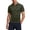 Army Green, variant on Button Graphic Tees Blue Collared Old Money Short Sleeve Tops Solid Retro Vintage Modern Polos Navy,S