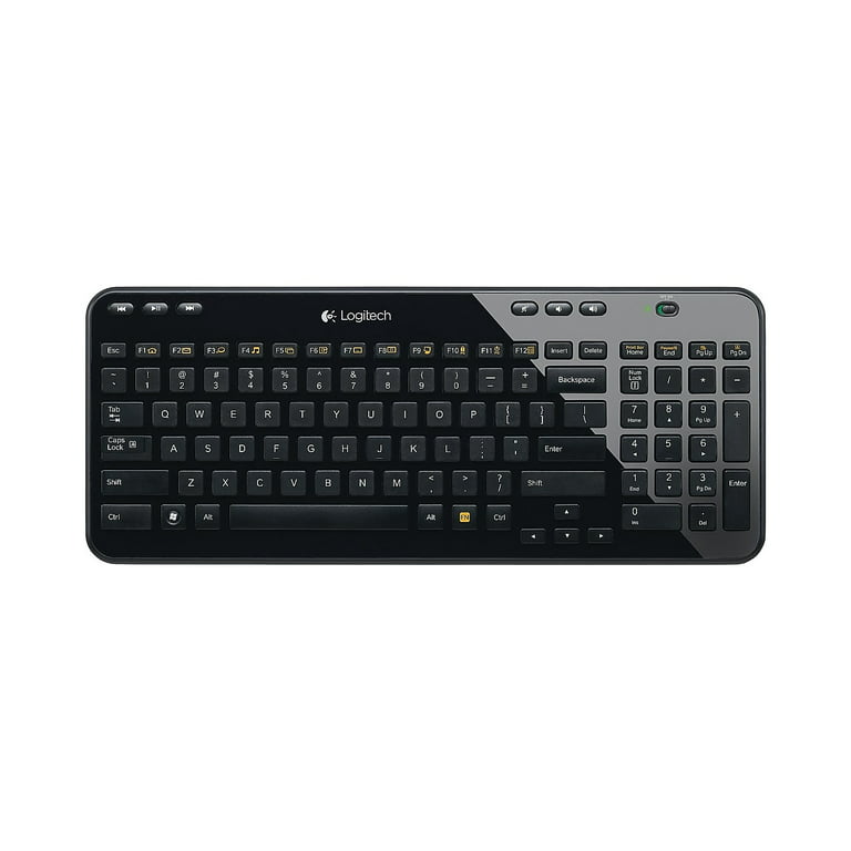 K360 Wireless Keyboard, Glossy Black - Walmart.com