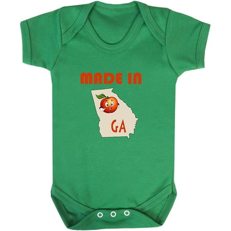 

Made In Georgia Cotton Baby Bodysuit One Piece Kelly Green 24 Months