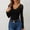 Black, variant on Aloohaidyvio Women's Lace Deep V Neck Long Sleeve Low Cut Crop Top Slim Fitted T Shirt Fall Going Out Shirts Black
