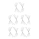 thumbnail image 3 of Injueey 100pcs Acrylic Practical Convenient Lollipop Stick Candy Rod Good Sealing Transparent Stirring Exquisite Long Stick Appearance Type2 NO2, 3 of 6