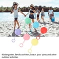 thumbnail image 3 of Boule d'Éclaboussure d'Eau, Auto-Scellage Réutilisable Soft Touch 12PCS Rechargeable Boule d'Eau Silicone avec Transport pour Partie de Piscine, 3 of 8
