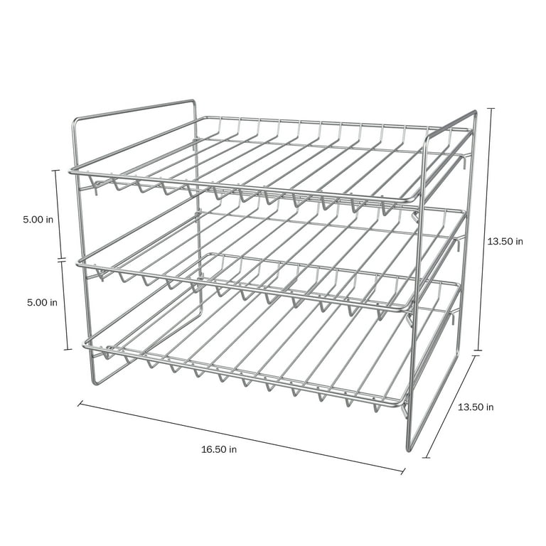 3-tier Can Dispenser-organizer Holds 36 Standard Jars, Food Or Soda Cans-for  Kitchen Pantry, Countertops, Cabinets By Hastings Home : Target