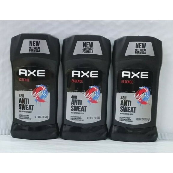 3-AXE Antiperspirant Deodorant Stick for Men Dry Essence 2.7 oz 48HR DRY