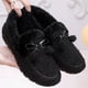 thumbnail image 1 of Zapatos de felpa para mujer, ropa de invierno, zapatos de mujer cálidos con forro polar, zapatos de algodón sin cordones, zapatos de guisantes de moda, 1 of 6