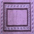 thumbnail image 1 of Ahgly Company Machine Washable Indoor Square Abstract Blue Contemporary Area Rugs, 4' Square, 1 of 4