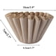 thumbnail image 2 of Filtros de Café Tipo Canasta, 50 Unidades, 1-4 Tazas, Papel Natural Marrón Sin Blanquear, Biodegradable, para Hogar u Oficina, 2 of 6