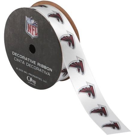 Offray 7/8 NFL Atlanta Falcons Ribbon 9 Feet 1 Each