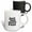Multicolor, variant on 3drose, Text of Just One More Page - Black and White, 11oz Two-tone Yellow Mug