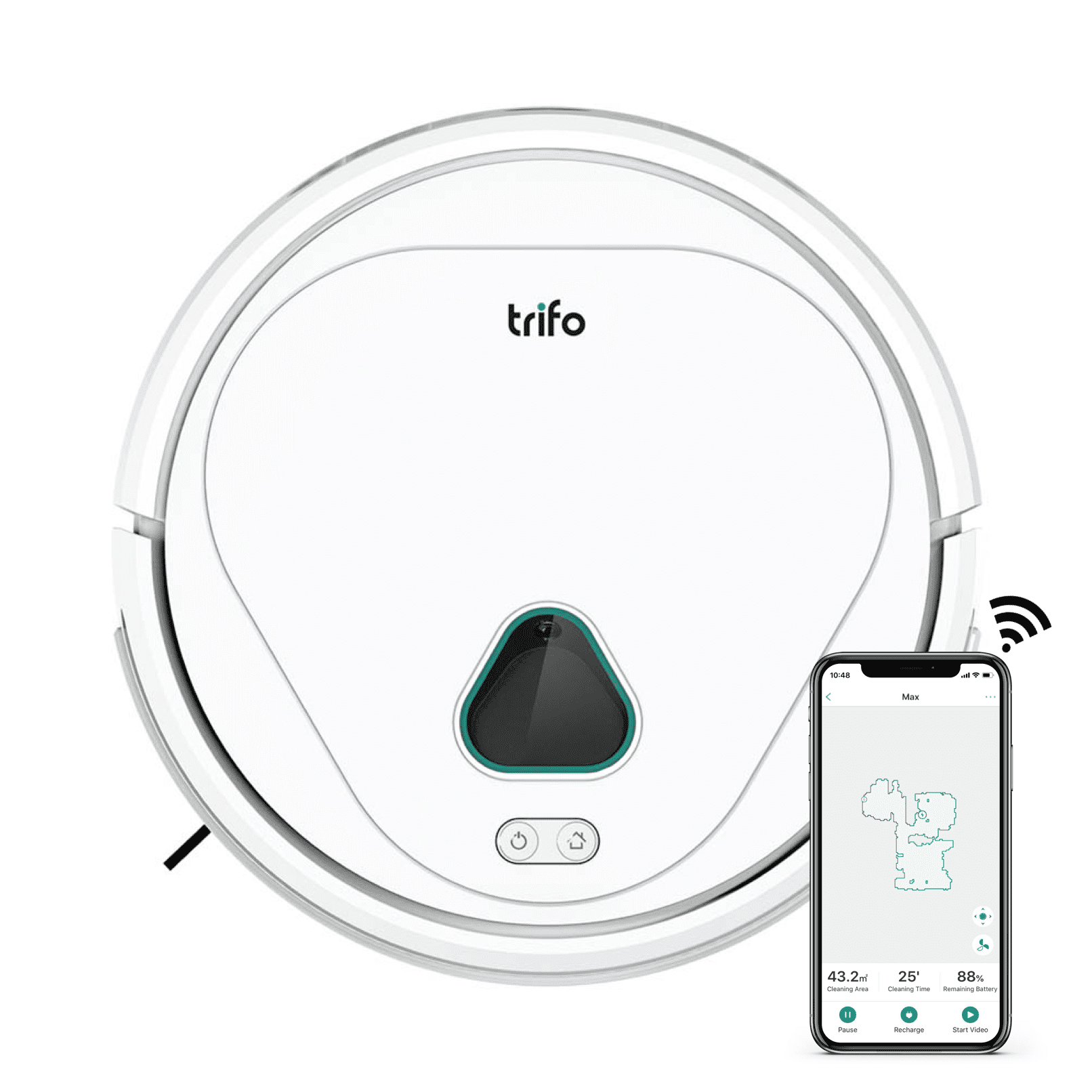 Trifo Max Robot Vacuum with AI Powered Home Surveillance