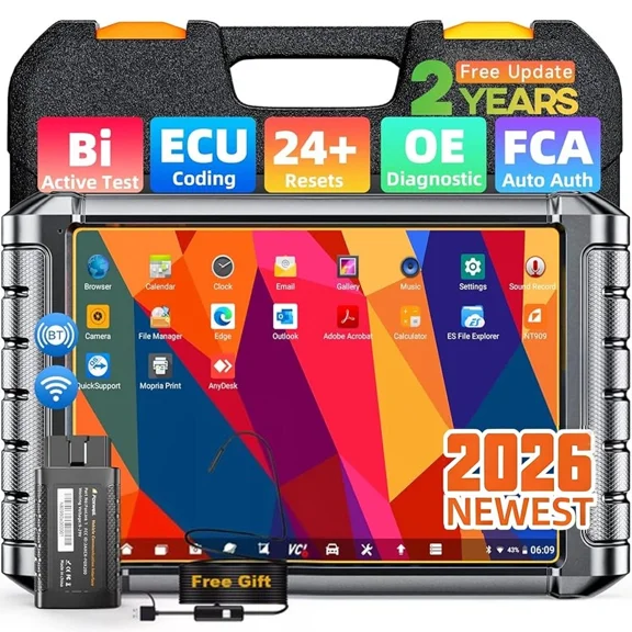 FOXWELL Scanner NT909 Bidirectional Control OBD2 Scanner Code Reader Key TPMS Diagnostic Scan Tool