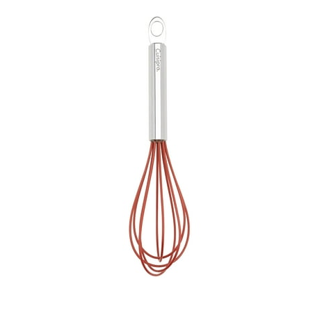 

Cuisipro 8-Inch Stainless Steel and Silicone Egg Whisk Red