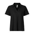 thumbnail image 4 of CORE365 CE106W Women's Resolve CVC Performance Pique Polo-Black-S, 4 of 6