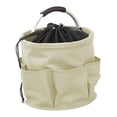 thumbnail image 4 of Cesta de picnic plegable de tela Oxford con bolsillos, organizador de herramientas, bolsa de herramientas de jardín para parques temáticos, camping y Gris albaricoque, 4 of 8
