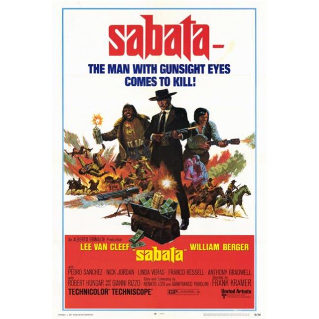 Posterazzi MOVIF4375 Sabata Affiche de Film - 27 x 40 Po.