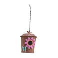 thumbnail image 2 of Casa para pájaros Zulema decorativa colgante para jardín 6 x 7,5 pulgadas, 2 of 8