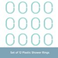 thumbnail image 3 of Kenney® Lightweight PEVA Shower Curtain Liner and C-Ring Set, 70" W x 72" H, Turquoise, 3 of 8