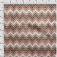 thumbnail image 3 of oneOone Cotton Poplin Brown Fabric Turtle Block Diy Clothing Quilting Fabric Print Fabric By Yard 42 Inch Wide, 3 of 4